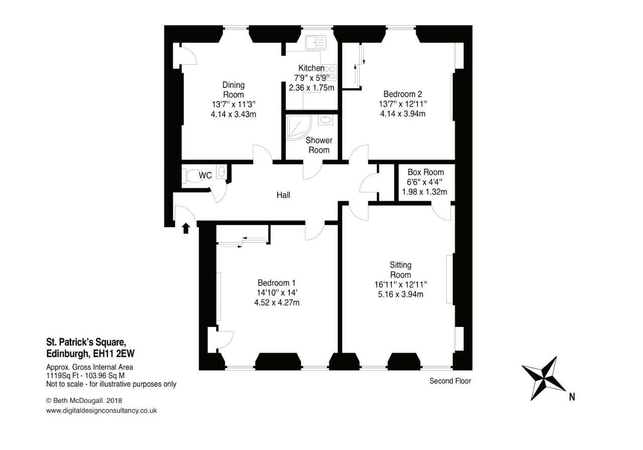 The St Patrick Square Residence Edimburgo Exterior foto